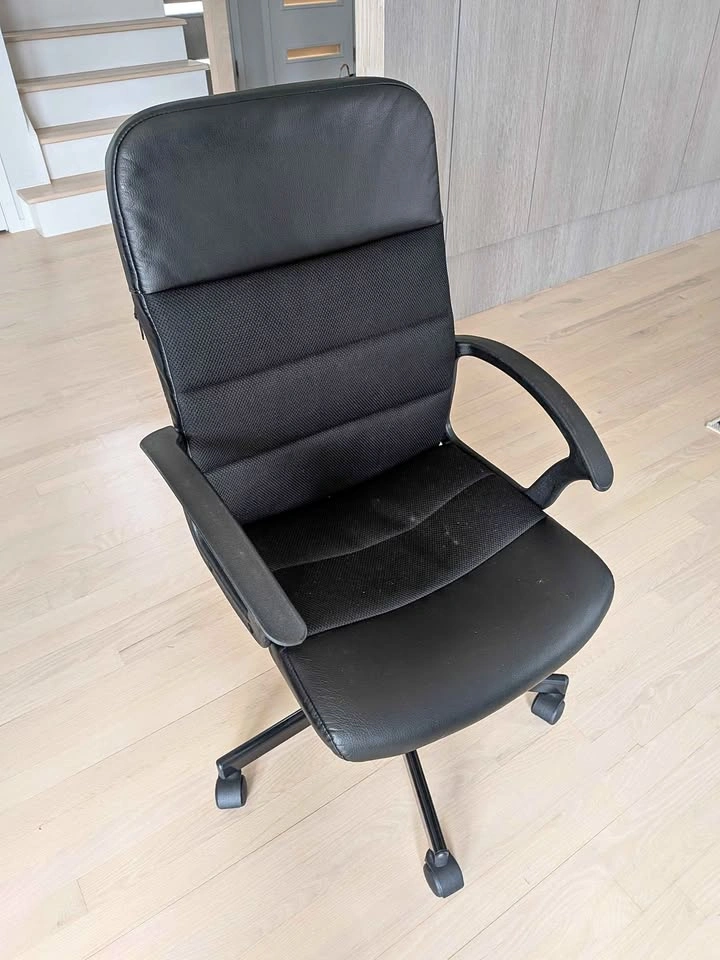 Ikea Fingal Office Chair, Black, Height-Adjustable
