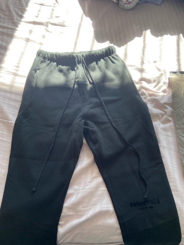 Black Essentials Fear of God S22 Pants - Size Small - photo 2