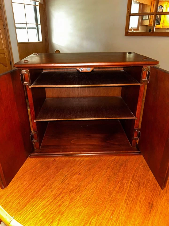 Vintage-Style Wooden Storage Cabinet / Jewelry Box - photo 3
