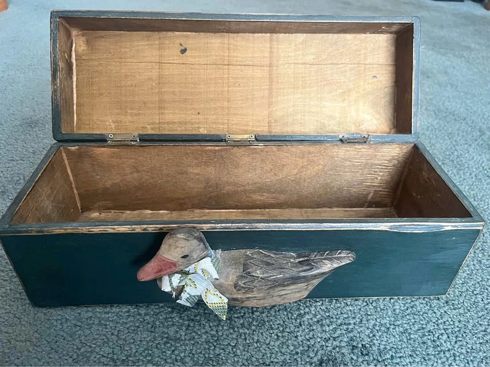 Rustic Wooden Duck Box
