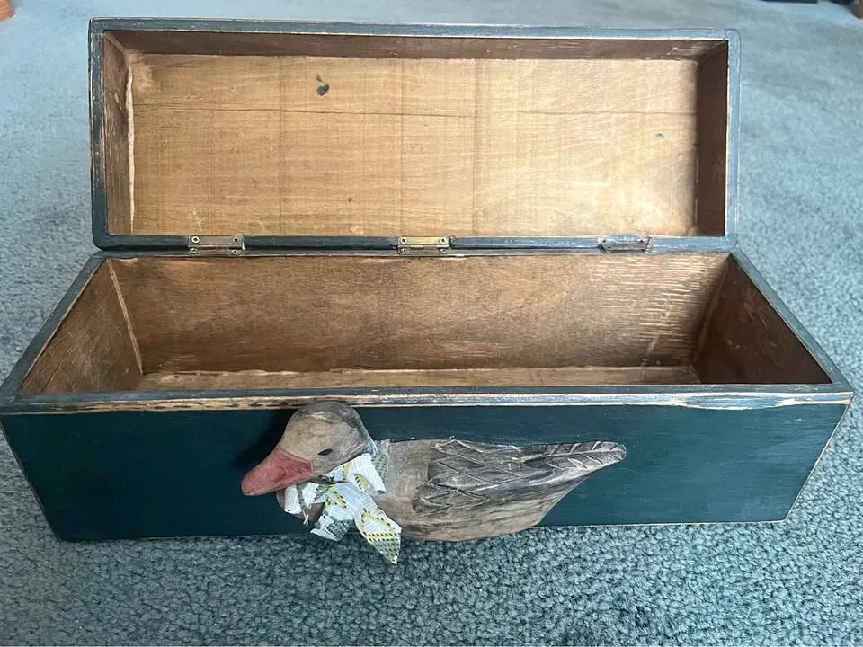 Rustic Wooden Duck Box