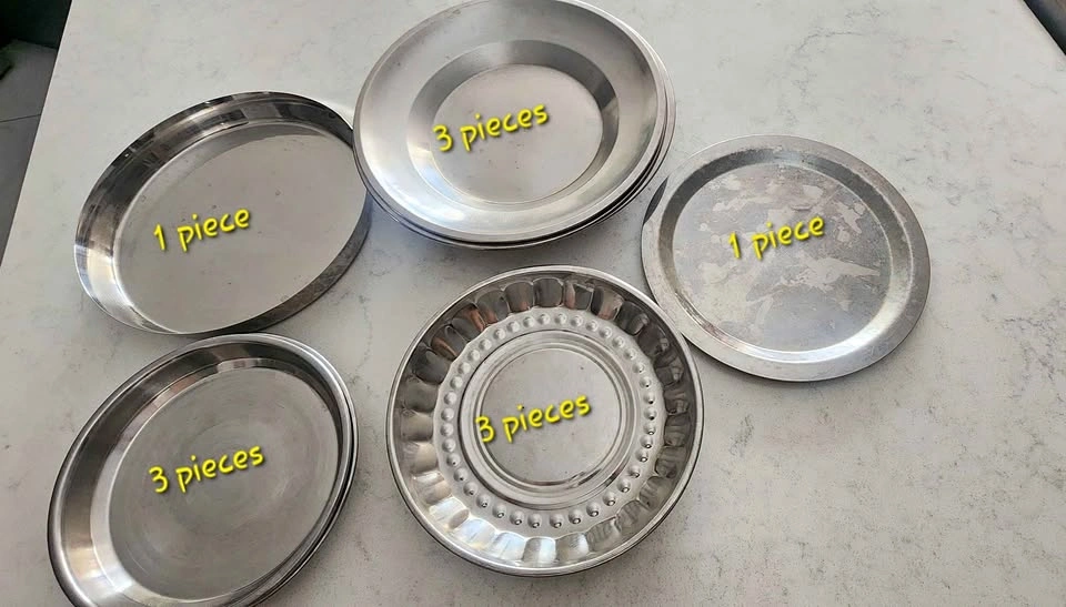 Stainless Steel Plates / Thali Set – 11 Pieces
