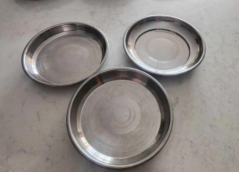 Stainless Steel Plates / Thali Set – 11 Pieces - photo 2
