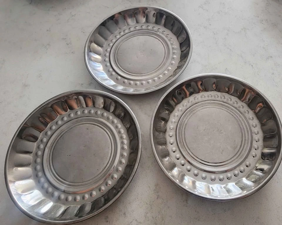 Stainless Steel Plates / Thali Set – 11 Pieces - photo 3