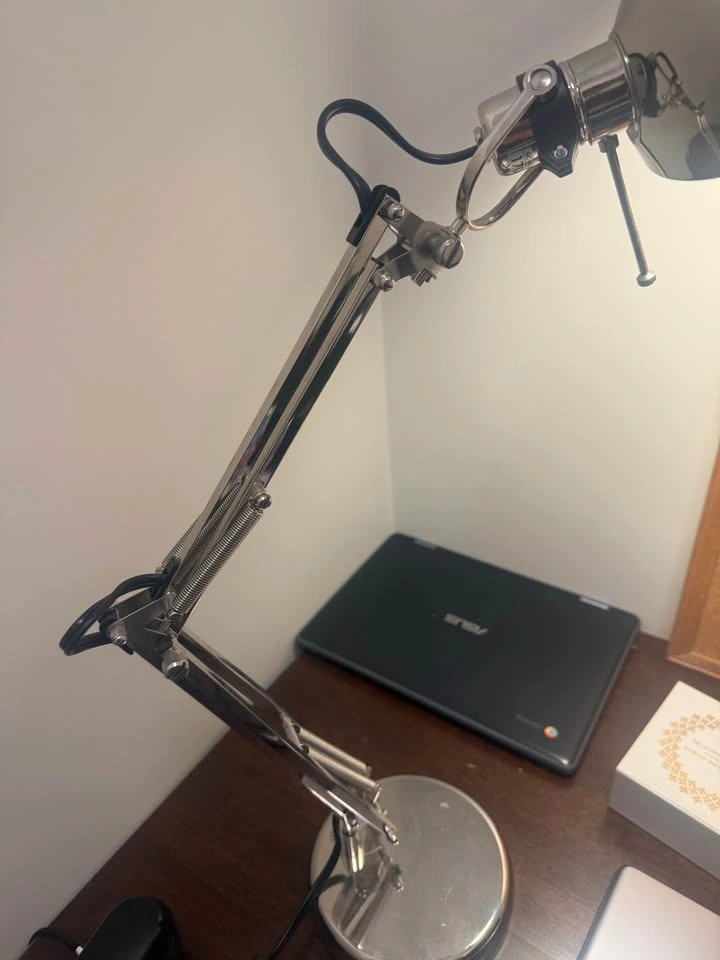 IKEA FORSÅ Adjustable Work Lamp – Chrome Desk Lamp - photo 2