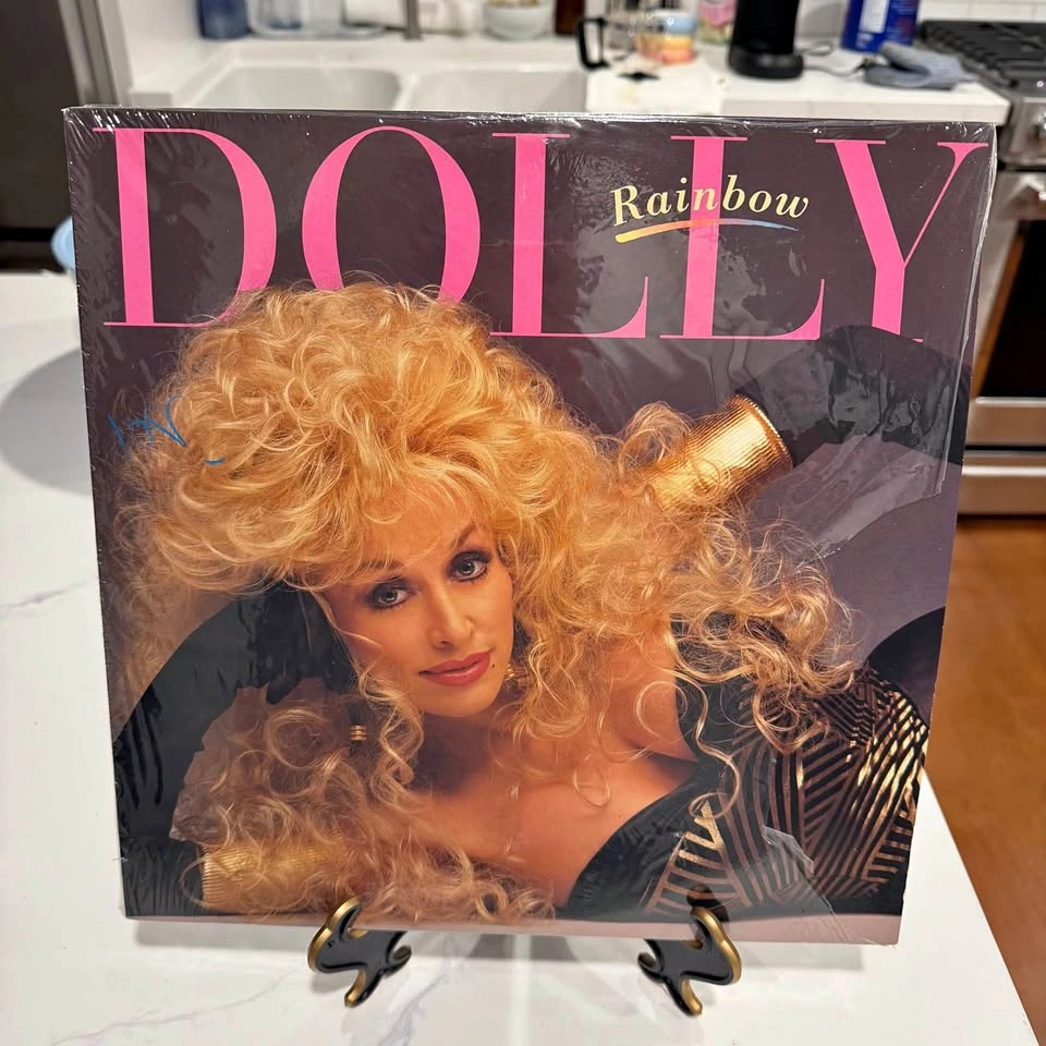 Dolly Parton Rainbow Album Vinyl Record VG+