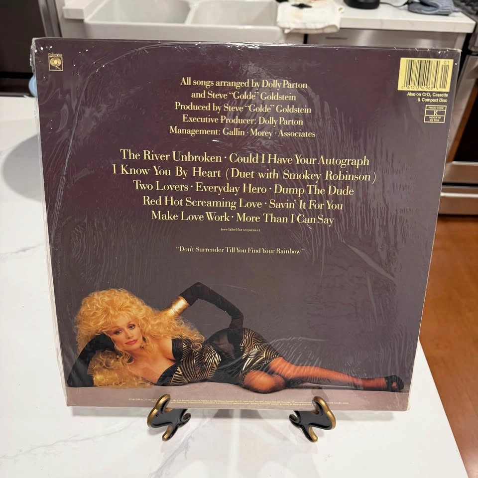Dolly Parton Rainbow Album Vinyl Record VG+ - photo 2