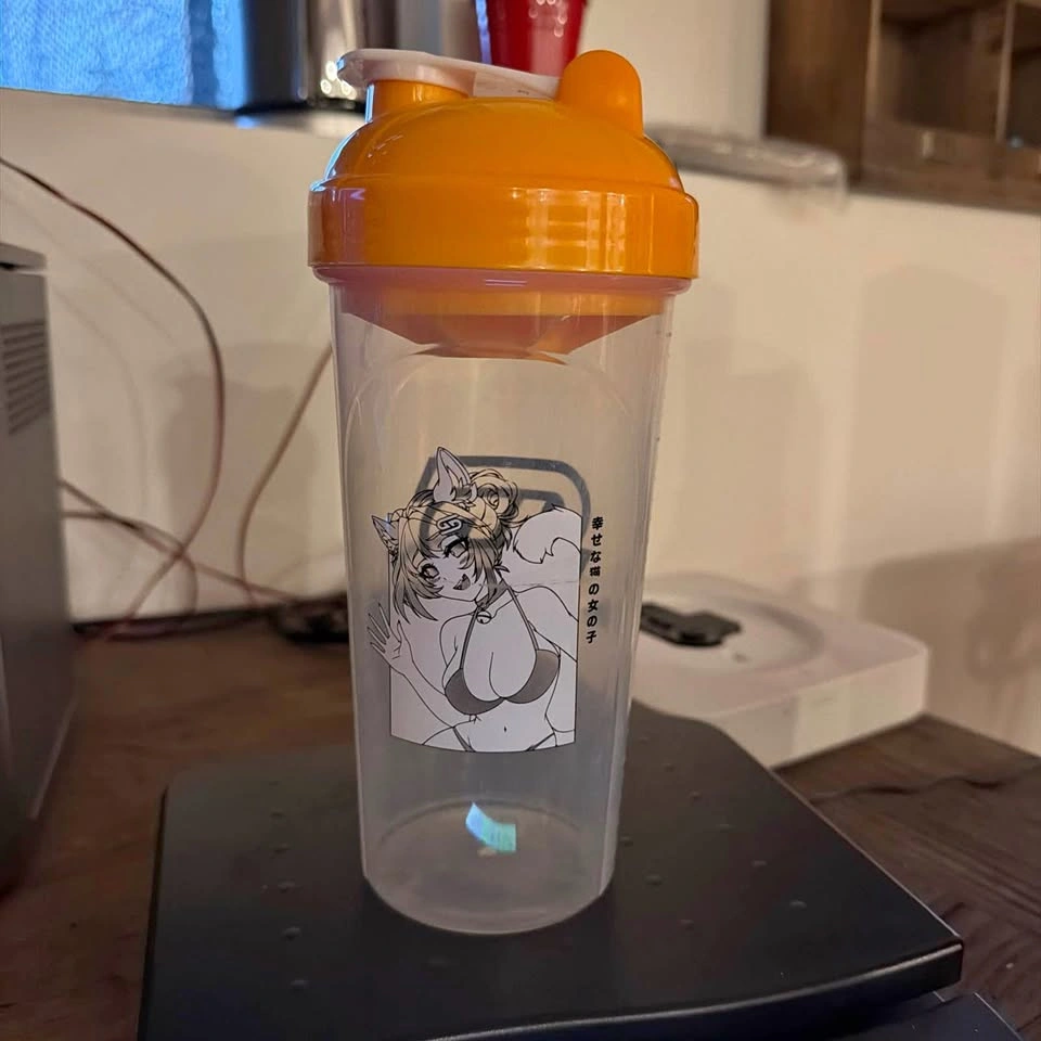 Gamer Supps Cat Girl Waifu Cup Rare
