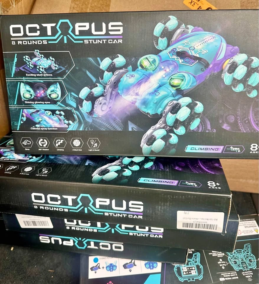 ATHLERIA 8WD Octopus Stunt Car Bulk Lot