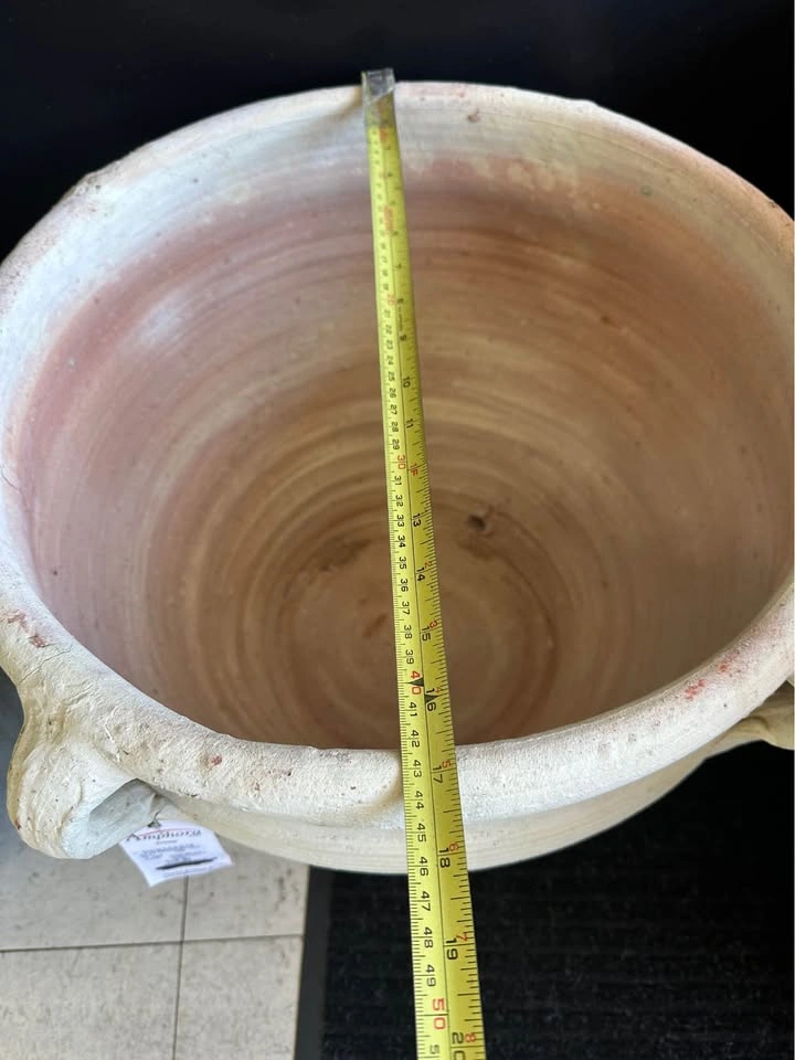 Homesense Large Rustic Terracotta Amphora Pot Planter - photo 4