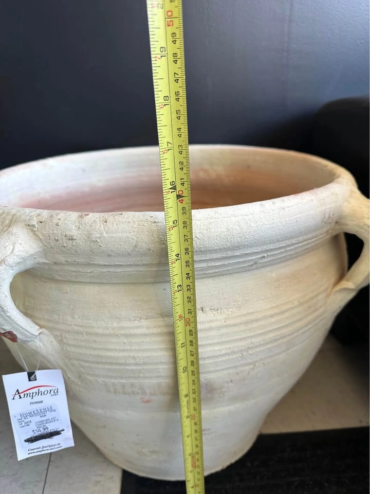 Homesense Large Rustic Terracotta Amphora Pot Planter - photo 5