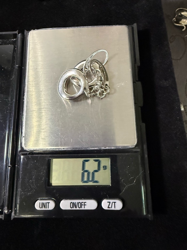 New 925 Sterling Silver Open Circle Drop Earrings - photo 5