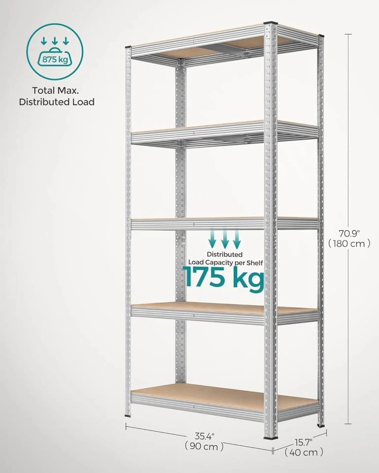 New 5-Tier Heavy-Duty Shelving Unit - photo 2