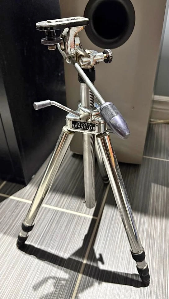 Vintage Whitehall Elevator Travelite Tripod (Model ETR-1)