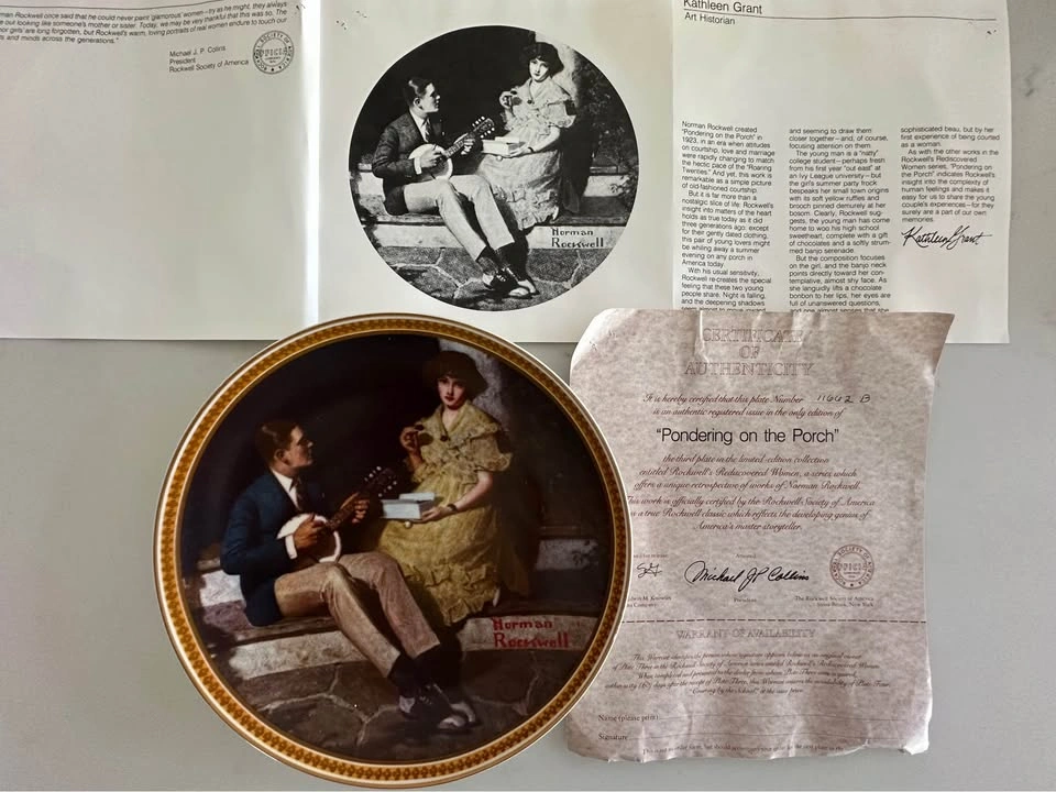 Norman Rockwell Heritage Collection Plates - photo 2