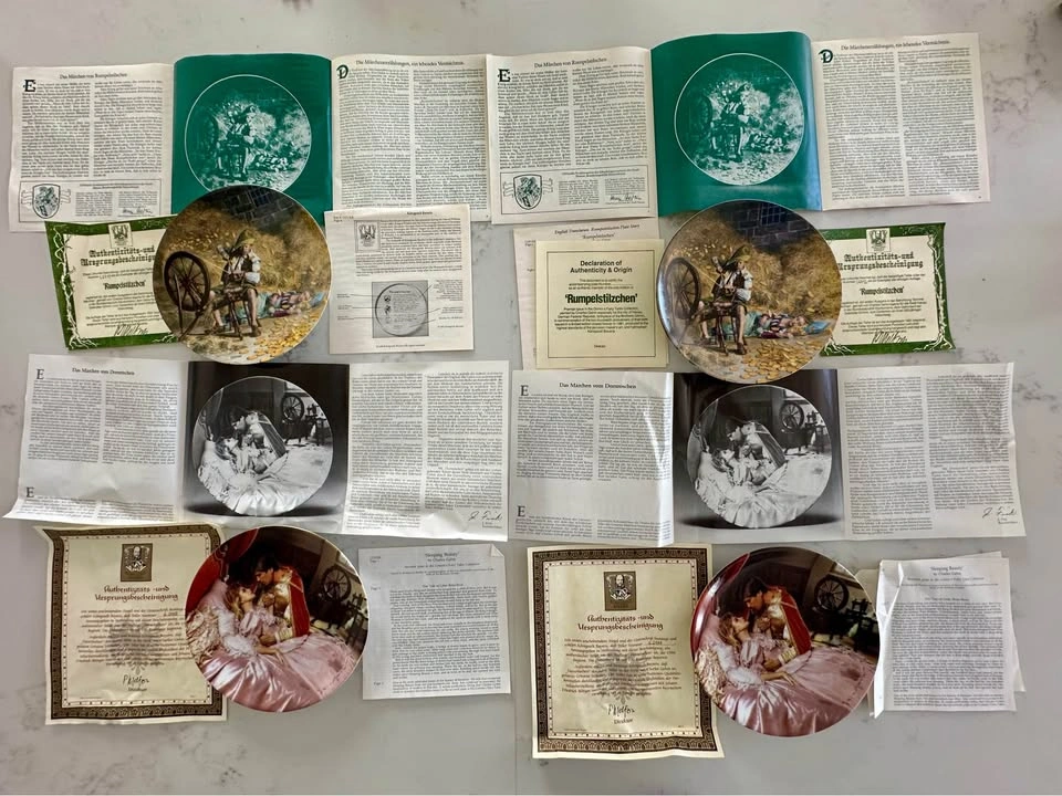 Königszelt Bayern Grimm's Fairy Tales Collector Plates Set