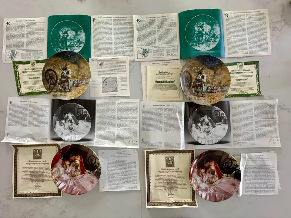 Königszelt Bayern Grimm's Fairy Tales Collector Plates Set