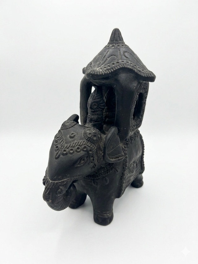 Vintage Indian Ceremonial Elephant - photo 2