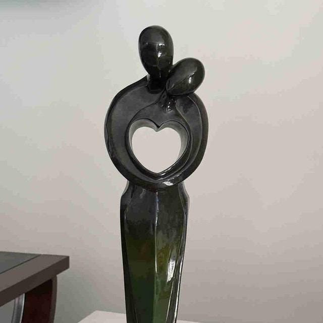 Modern "Eternal Embrace" Couple Statue