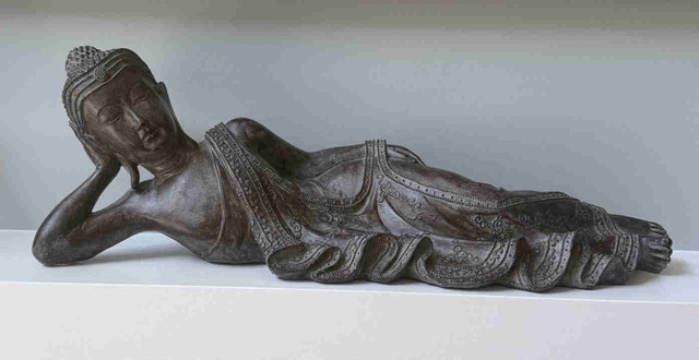 Serene Sleeping Buddha Statue