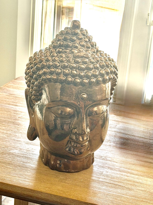 Large reflective Buddha head - photo 3