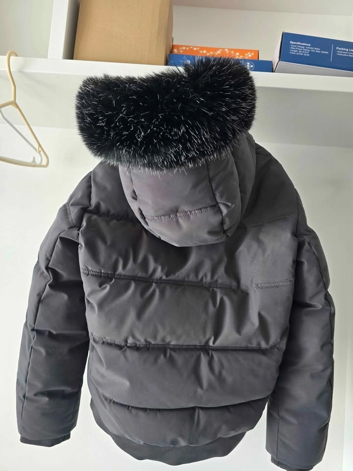 Supply & Demand Dark Grey Puffer Jacket Faux Fur Hood 12-13yrs - photo 2