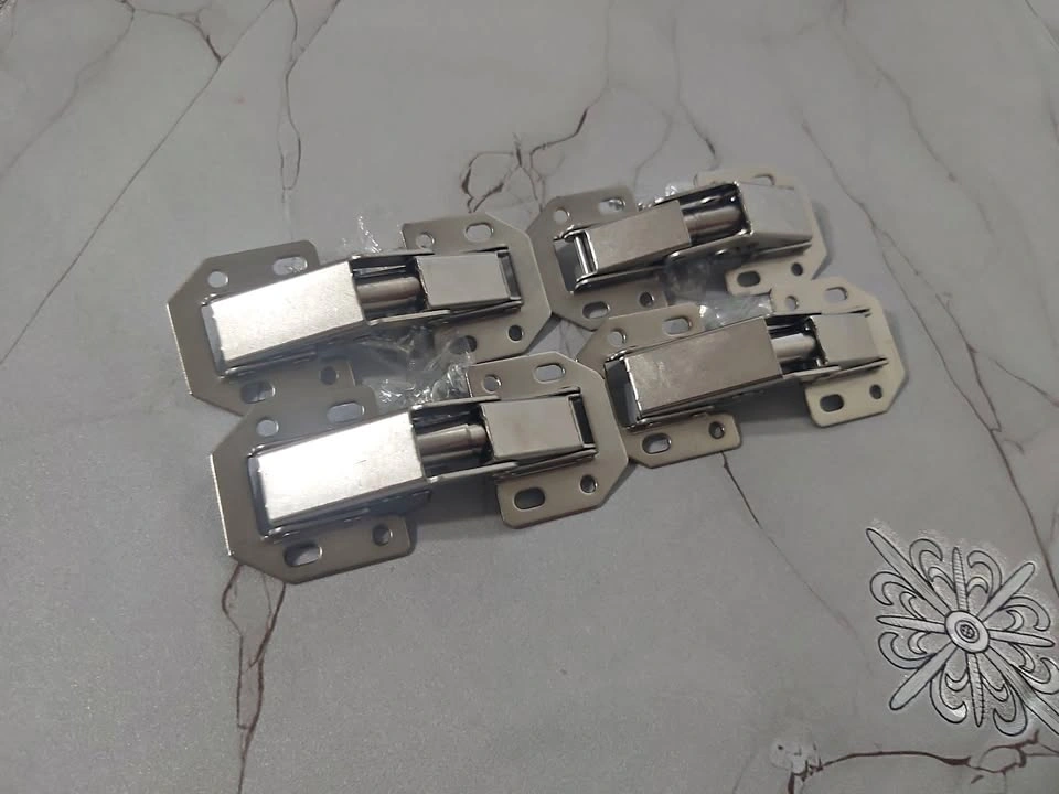 4" Soft Close Cabinet Hinges (4 Pack), No-Drill, Hydraulic