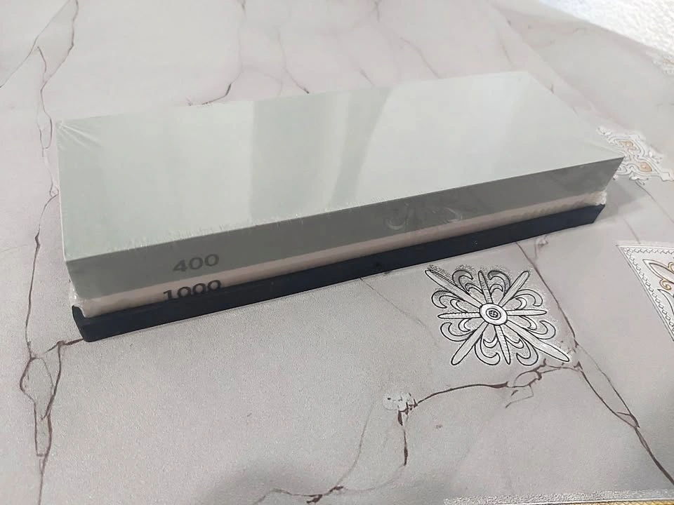 Sharpening Stone 400/1000 Grit, Dual Sided Whetstone