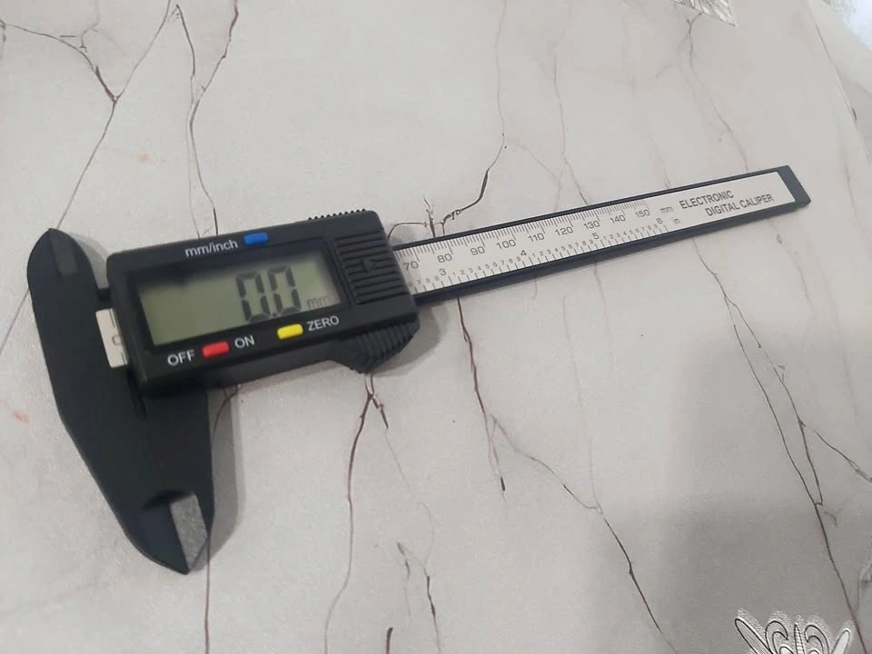 6" Digital Caliper (150mm) - Electronic Carbon Fiber Composite,