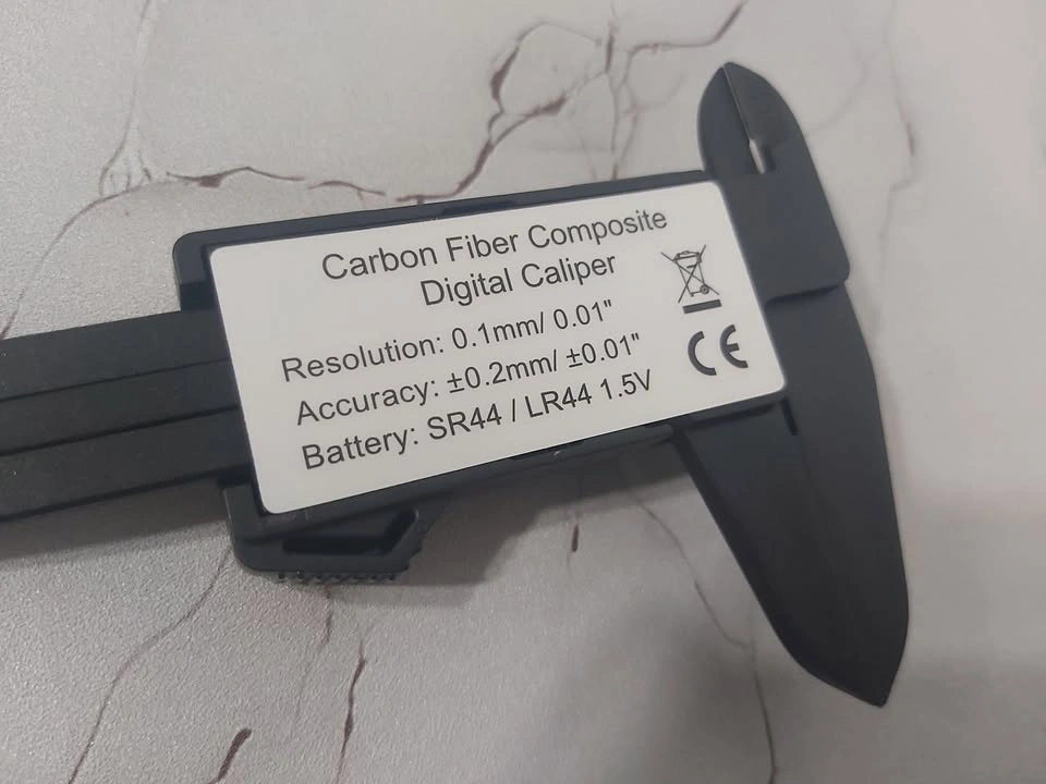 6" Digital Caliper (150mm) - Electronic Carbon Fiber Composite, - photo 3