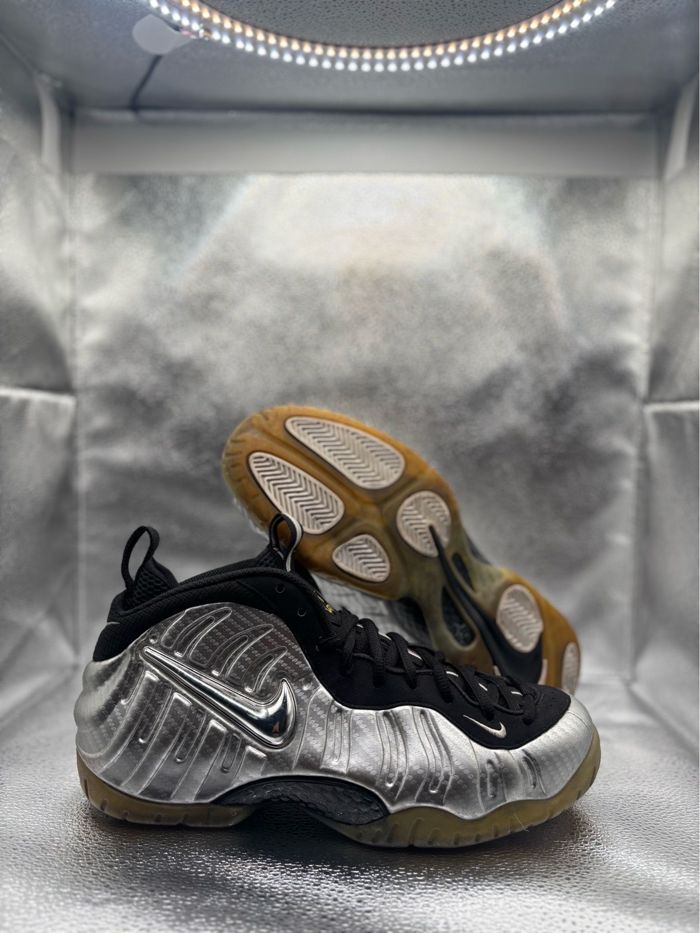Nike Air Foamposite Pro Silver Surfer