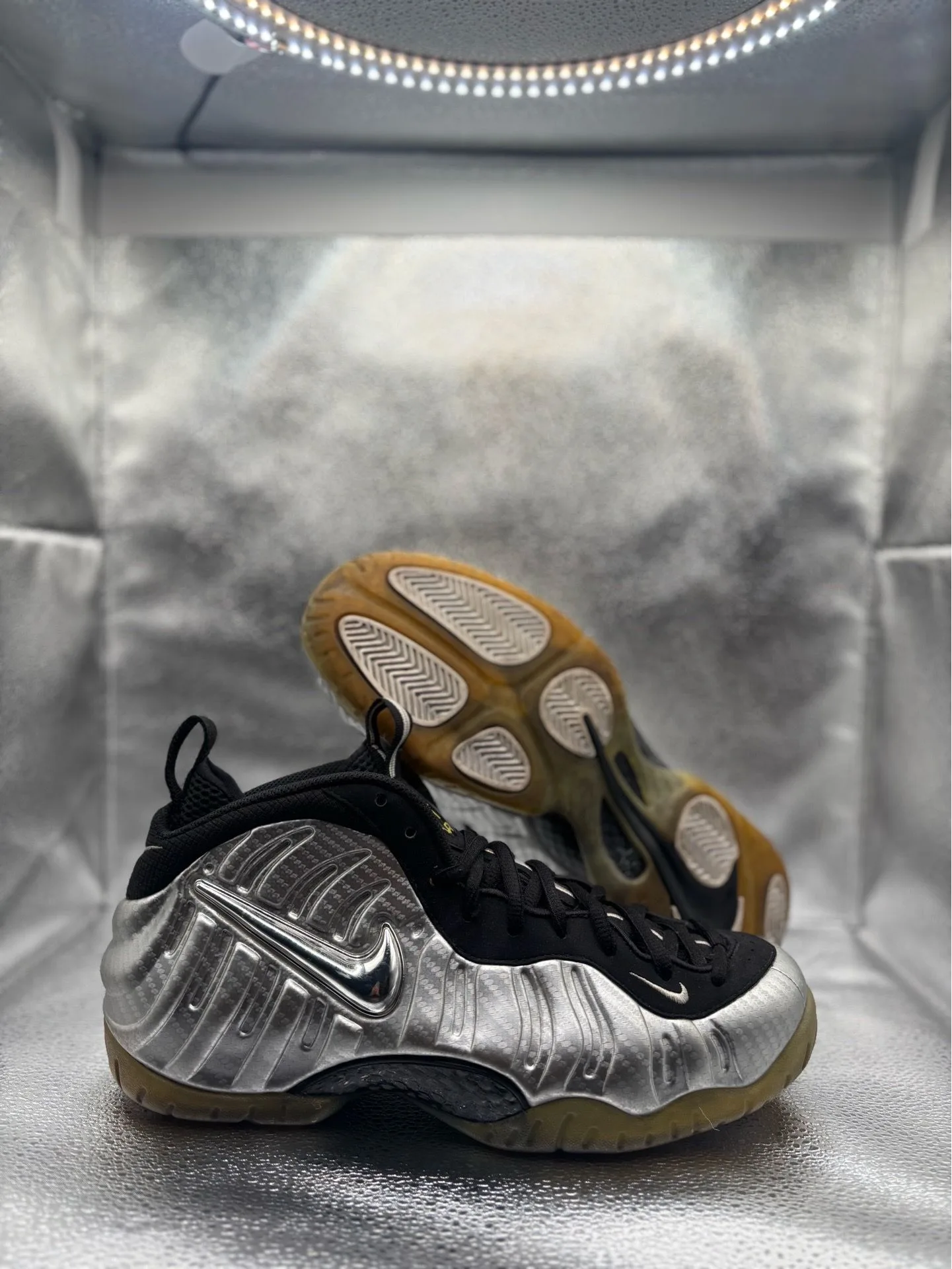Nike Air Foamposite Pro Silver Surfer