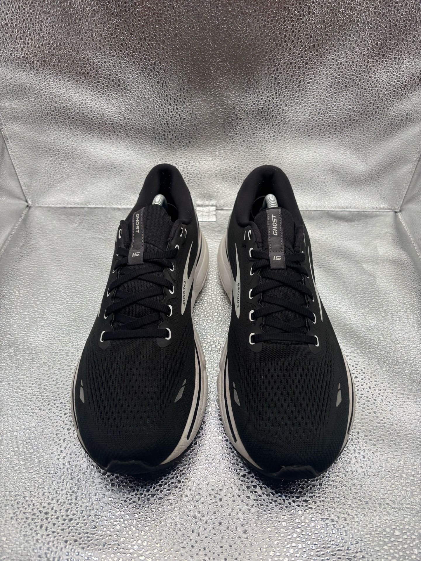 Brooks Ghost 15 Black White Running Shoes - photo 2