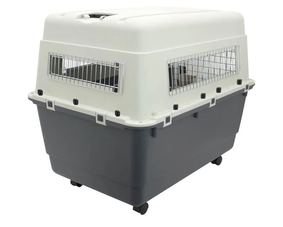 XXL Dog Plastic Kennel Travel Pet Carrier - photo 3