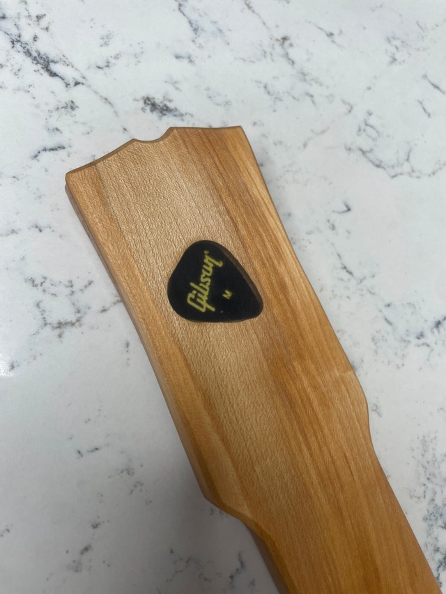 "Guitar"-Erie Board (Les Paul Charcuterie Board w/ Orange Epoxy) - photo 4