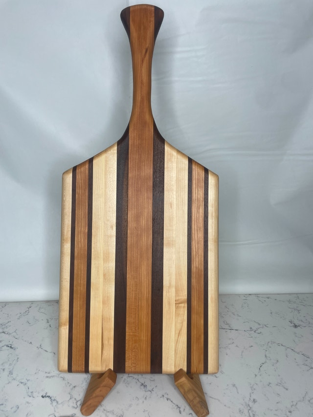 Canoe Paddle Edge-Grain Cutting Board