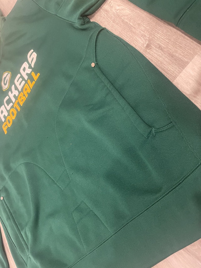Men's Green Bay Packers NFL Reebok Hoodie Pullover (Large) - photo 3