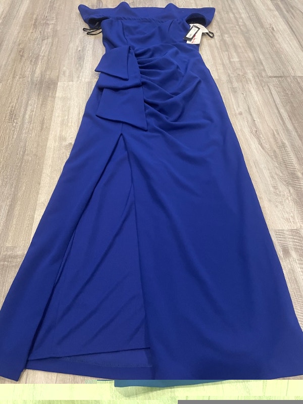 NWT Xscape Scuba Crepe Slit Dress (Sz 10p) - photo 4
