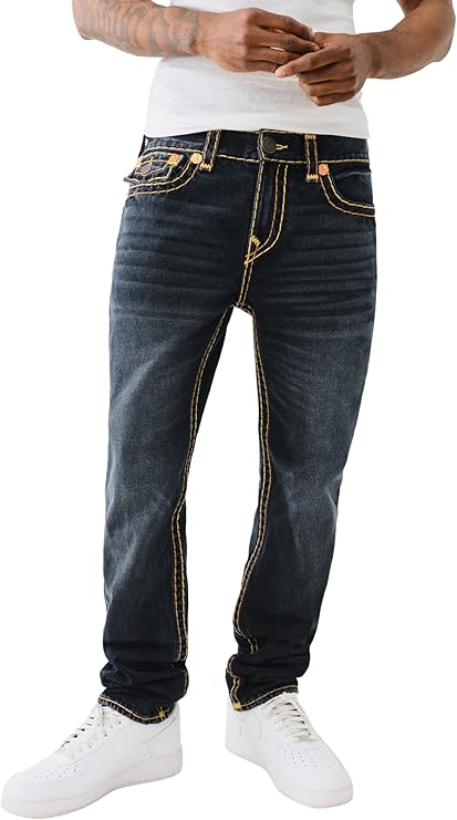 New Men's True Religion Rocco Super T Flap Jeans (42x32)