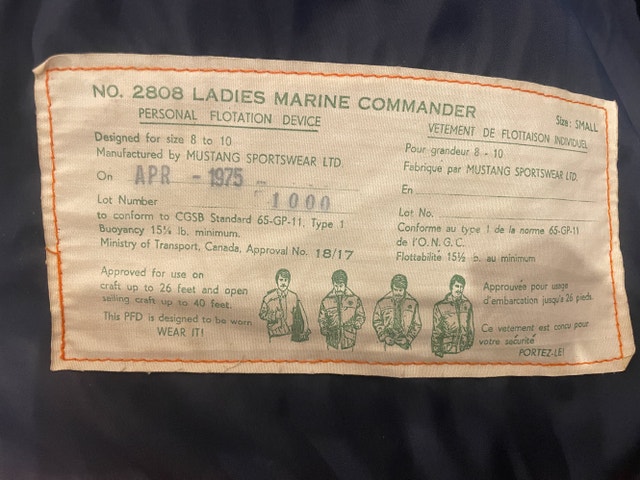 Vintage MUSTANG Flotation Jacket "The Floater" (Women's Small) - photo 5