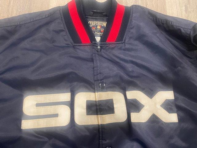 MLB VTG COOPERSTOWN COLLECTION CHICAGO WHITE SOX SATIN JACKET XL - photo 3