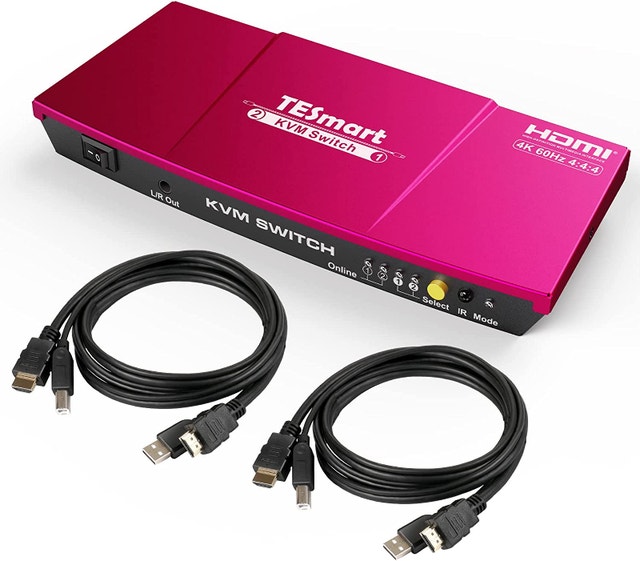 New (Reg. $150) 2 Port HDMI 4K KVM Switch