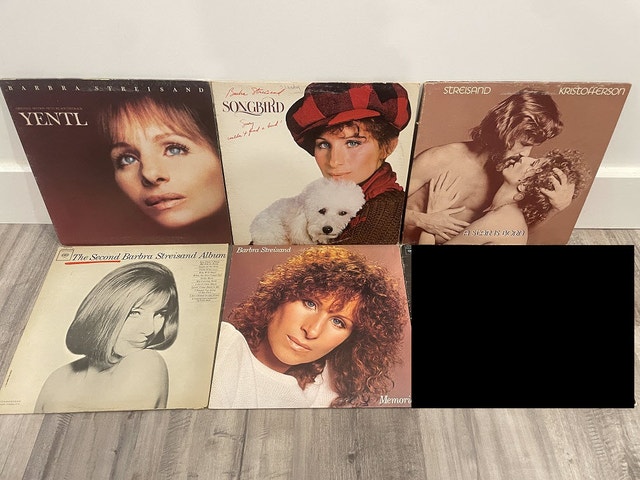 Vinyl Records - Lot of 5 Barbara Streisand