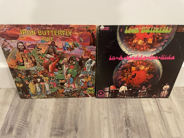 Iron Butterfly Vtg Vinyl LPs - Lot of 2