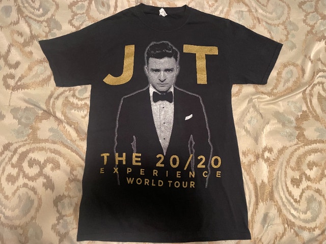 Justin Timberlake 2020 Concert Tour Tshirt (Small)