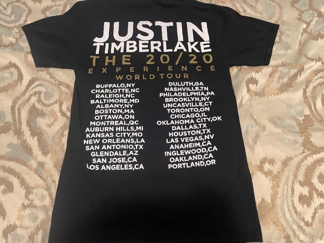 Justin Timberlake 2020 Concert Tour Tshirt (Small) - photo 4