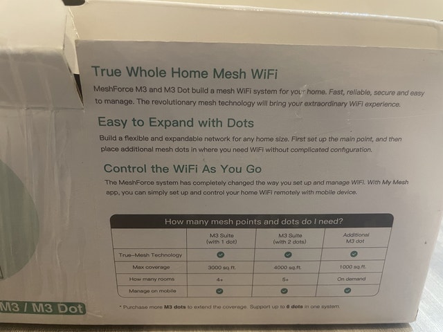 MeshForce Mesh WiFi Router M3/M3DOT - photo 2