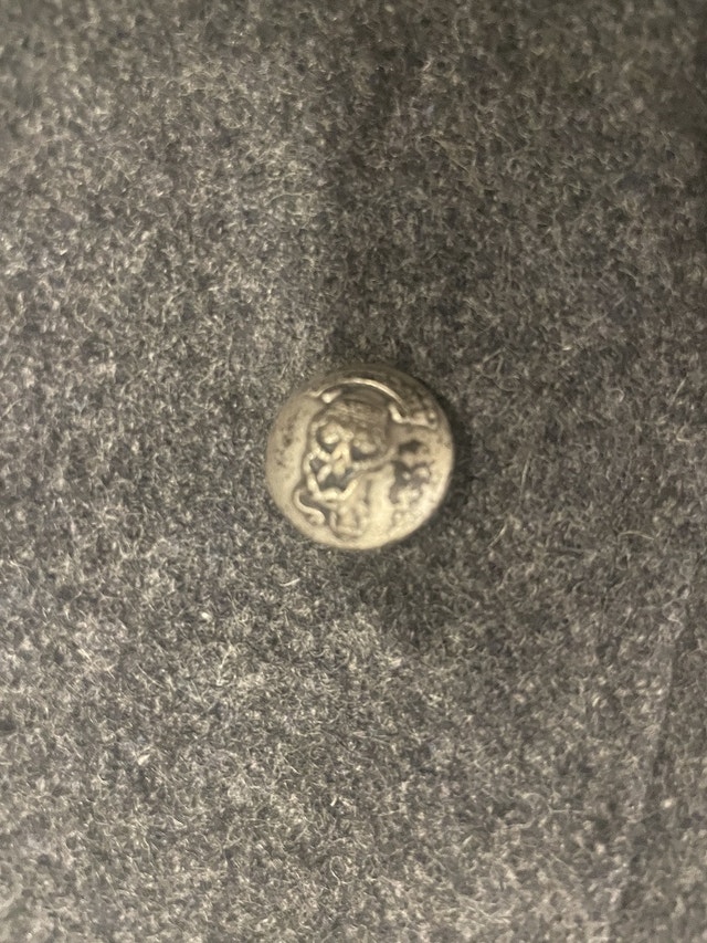 Women's Le Chateau Wool Double-Breasted Pea Coat (Sz Med) - photo 3