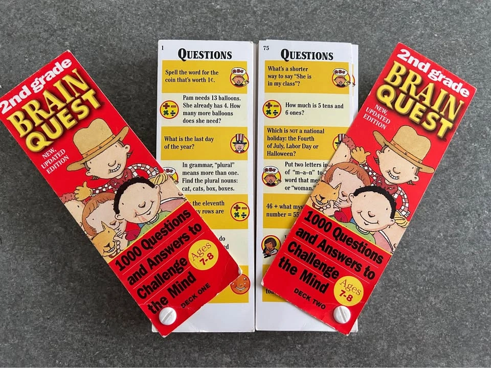 Brain Quest Card Decks 2nd & 4th Grade Set - photo 3