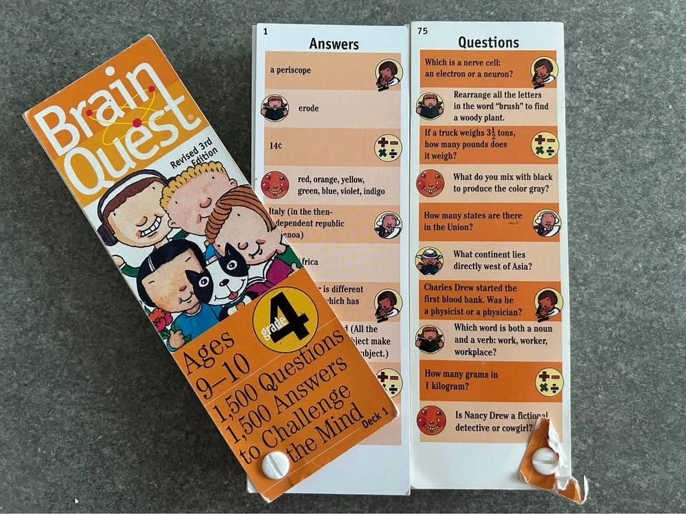 Brain Quest Card Decks 2nd & 4th Grade Set - photo 4